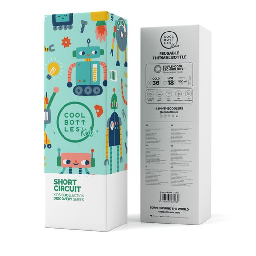 Termo infantil Short Circuit 500 ml Cool Bottles