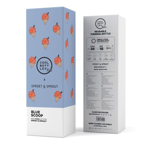 Termo infantil SPRT& Blue Scoop 350 ml Cool Bottles