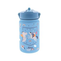 Termo Inox Infantil con Pajita 330 ml Petro Blue Dragon Knights Creative Story
