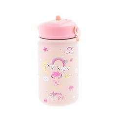 Termo Inox Infantil con Pajita 330 ml Pink Happy Sky Creative Story