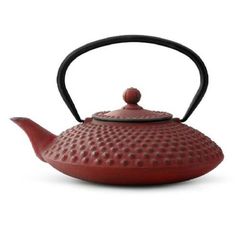 Tetera 1,2l con filtro xilin rojo hierro fundido bredemeijer