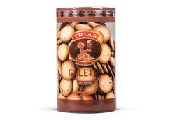 Teulas chocolate 1500 grs galletas trias  (tarro especial)