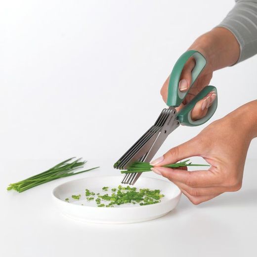 Tijeras vegetales + Limpador Fir Green Brabantia