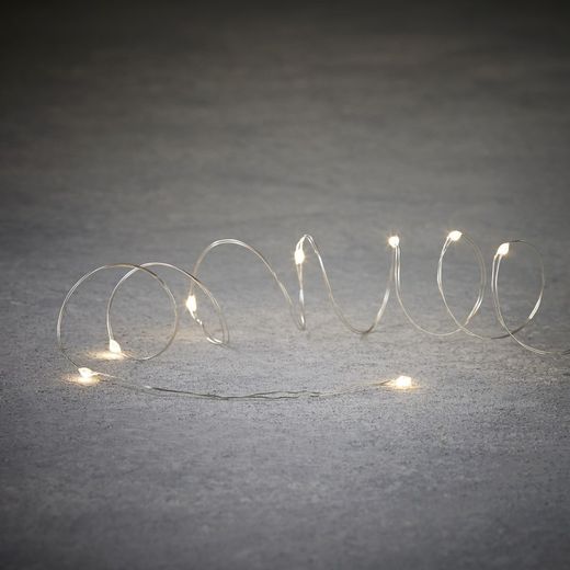 Christmas Lights Strip Classic White 200 LED Edelmann