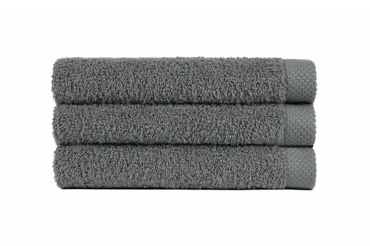 Washbasin towel 50x100 gray
