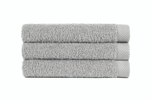Washbasin towel 50x100 silver