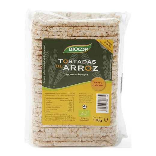 Toast rice biocop 130 g organic bio