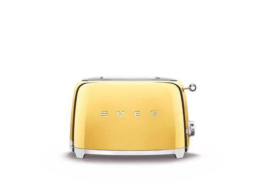 Tostadora Smeg Retro Edición Limitada Color Oro