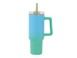 Tumbler Termo de Viaje Gigante 1200 ml sombreada verde/azul ITotal Ideal Regalo