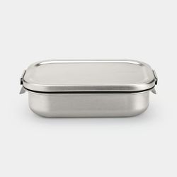 Tupper comida Mediano 1 1L Acero Matt Steel Brabantia