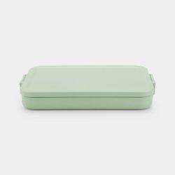Tupper comida plano plástico Verde Jade Brabantia