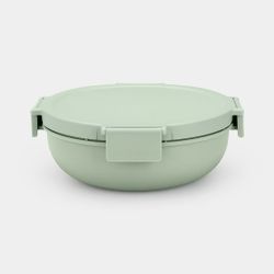Tupper redondo hermético 1 3L plástico Verde Jade Brabantia
