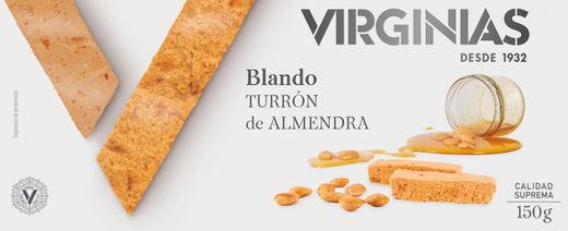 Zachte virginia amandel nougat 150 gr glutenvrij