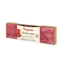 Turrón De Almendra Frambuesa Y Chocolate Cosecha Propia El Almendro 300 grs