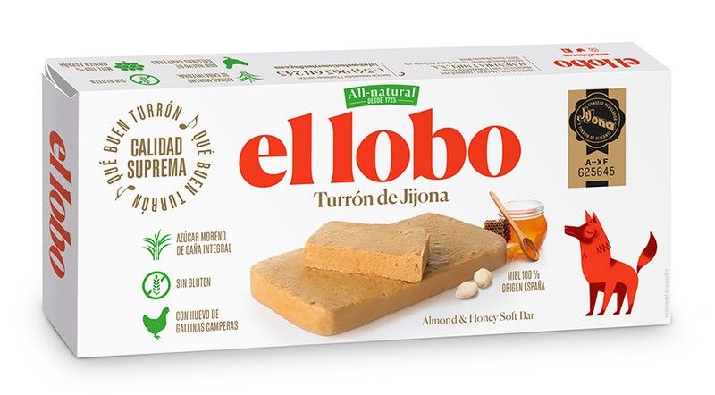 Turrón de Jijona El Lobo 250g