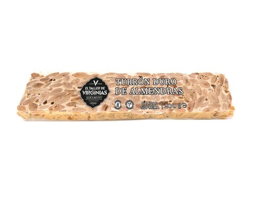 Hård mandel nougat el taller virginias 200 gr glutenfri