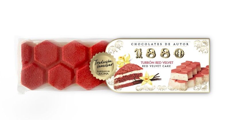 Turrón Red Velvet 300g 1880 Artesano