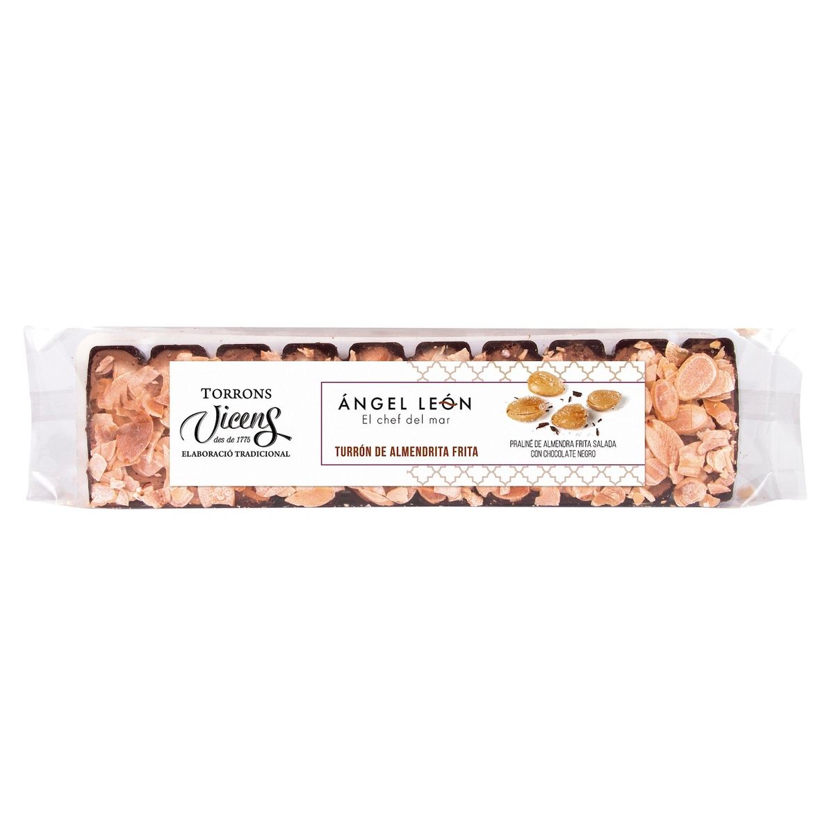 Turrón Vicens de Almendra Frita Chef Ángel León 300g