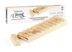 Turrón Vicens de Leche Merengada Chef Quique Dacosta 300g en Estuche Especial para Regalo