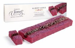 Turrón vicens frambuesa adrià natura especial 300g