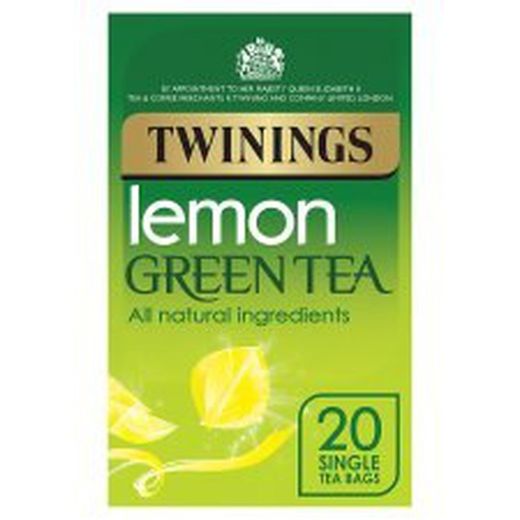 Twinings te verde y limón 20 sobres