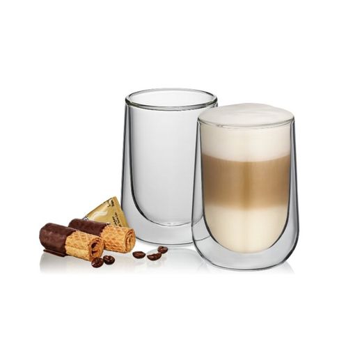 Kela Double Wall Coffee Latte Glasset om 2
