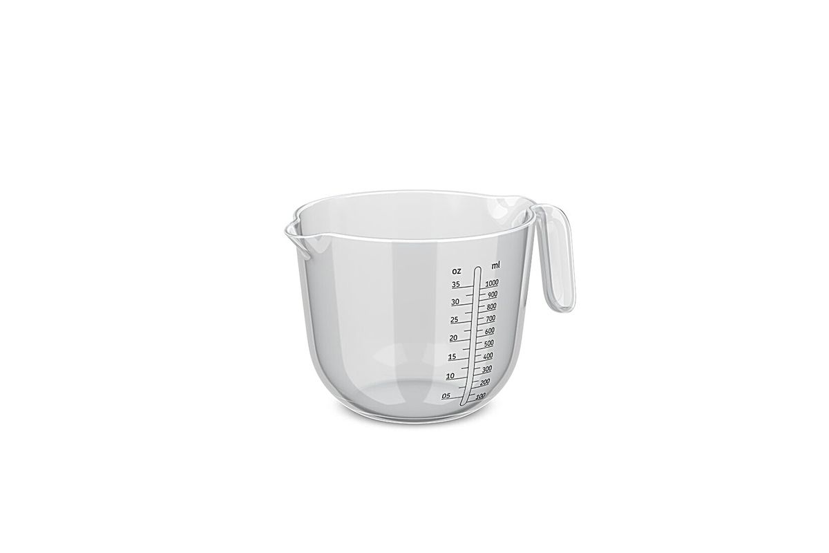 Vaso Medidor Cocina Vidrio Chef It Mepal 1000 ml transparente