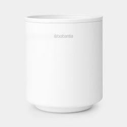 Vaso portacepillos de encimera Mineral Fresh Blanco Brabantia