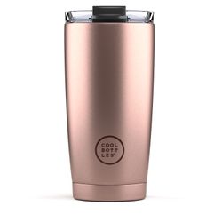 Vaso Térmico Acero Inox Metallic Rosa 550 ml Cool Bottle Alta Calidad
