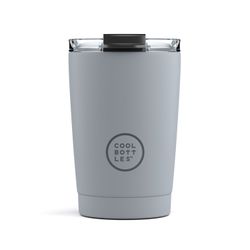 Vaso Térmico Acero Inox Pastel Grey 330 ml Cool Bottle Alta Calidad