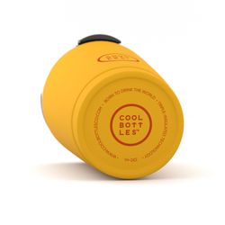 Vaso Térmico Acero Inox Vivid Amarillo 330 ml Cool Bottle Alta Calidad