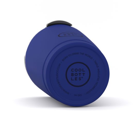 Vaso Térmico Acero Inox Vivid Azul 330 ml Cool Bottle Alta Calidad