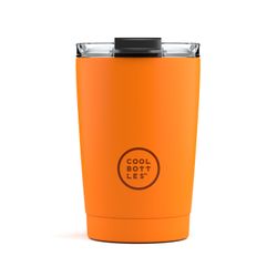 Vaso Térmico Acero Inox Vivid Naranja 330 ml Cool Bottle Alta Calidad