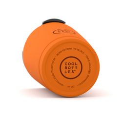 Vaso Térmico Acero Inox Vivid Naranja 330 ml Cool Bottle Alta Calidad