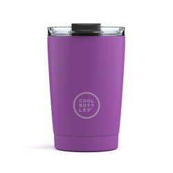 Vaso Térmico Acero Inox Vivid Violeta 330 ml Cool Bottle Alta Calidad