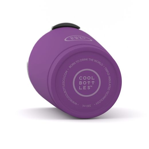 Vaso Térmico Acero Inox Vivid Violeta 330 ml Cool Bottle Alta Calidad