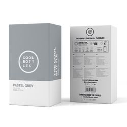Vaso térmico café Pastel Grey 550 ml Cool Bottles
