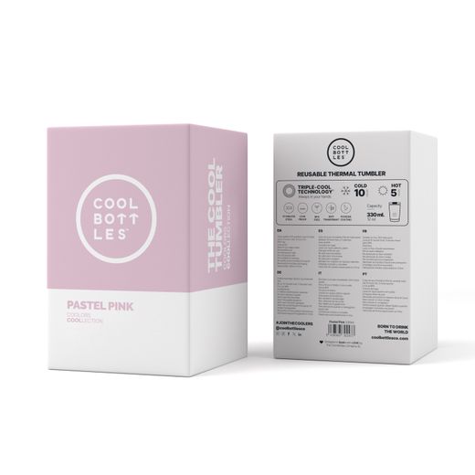 Vaso térmico café Pastel Pink 330 ml Cool Bottles