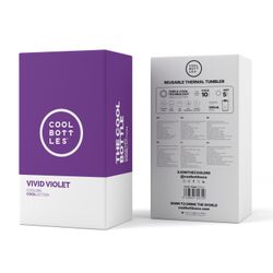 Vaso térmico café Vivid Violet 550 ml Cool Bottles