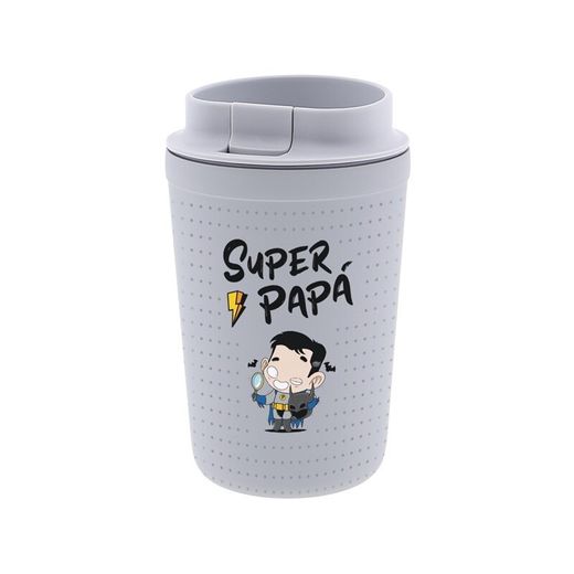 Vaso Térmico Shadow 350 ml Super Papá Regalo Malasaña Creative Story