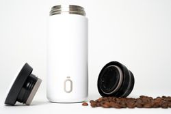 Vaso termo para Café Runbott 350ml Blanco