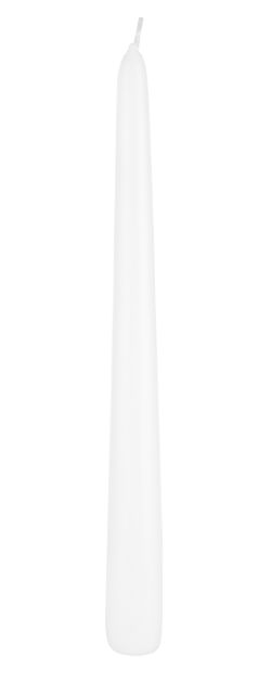 Vela Cónica Blanco 25 cm Bizzotto