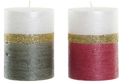Medium Christmas candle green and red
