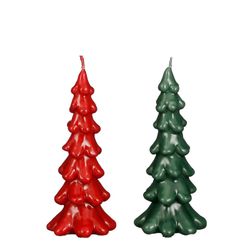 Christmas Candle in Tree Shape 21 cm tall Edelmann