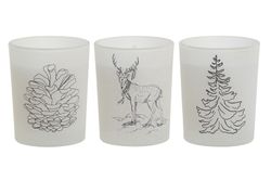 Christmas Crystal Candle 5x5x6 Gift