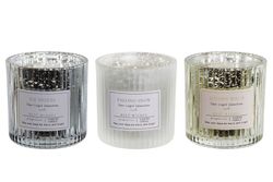 Christmas Crystal Candle 8x8x9