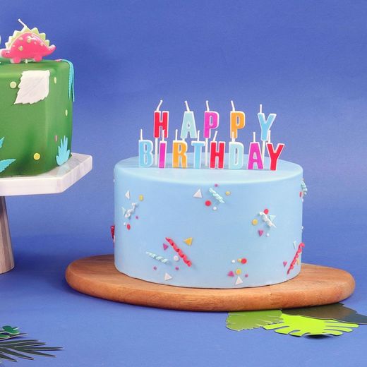 bougies d'anniversaire individuelles