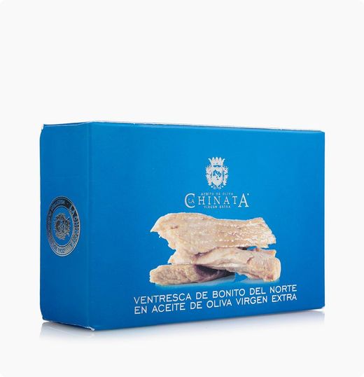 Ventresca tonfisk från norr olivolja la chinata 130 grs