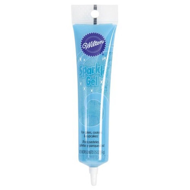 Wilton sparkle gel azul claro 100g — Area Gourmet